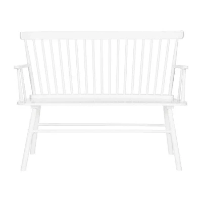 Safavieh Addison Bench In White