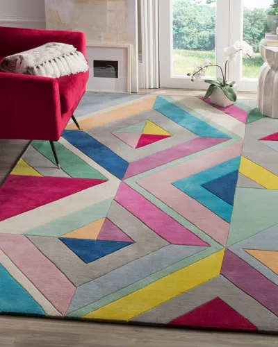 Safavieh Adela Hand-tufted Rug, 6' X 9' In Grey, Multi