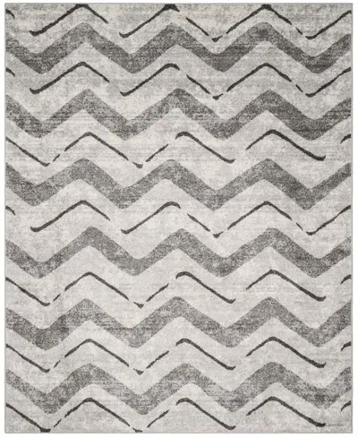 Safavieh Adirondack 121 Silver And Charcoal 8' X 10' Area Rug In Multi