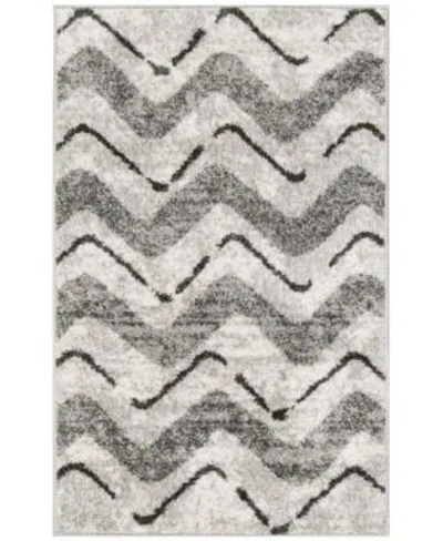 Safavieh Adirondack 121 Silver Charcoal Area Rug Collection In Gray