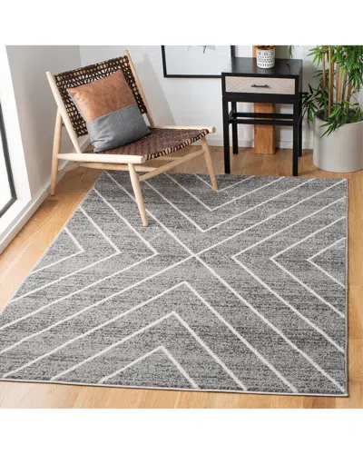 Safavieh Adirondack Andrina Power Loomed Rug Dark Grey / Iv In Gray