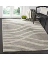 Safavieh Adirondack Machine Made Area Rug, Grey / Cream Contemporary Style Easy Care In Gray