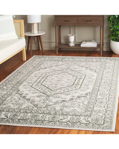 Safavieh Adirondack Ashfern Power Loomed Rug Ivory / Dark G In White