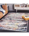 Safavieh Adirondack Ashryn Power Loomed Rug Ivory / Navy Ru In Multi