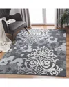 Safavieh Adirondack Aurafrost Power Loomed Rug Charcoal / I In Gray