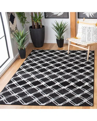 Safavieh Adirondack Birchwood Power Loomed Rug Black / Ligh