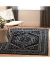 Safavieh Adirondack Borealis Power Loomed Rug Black / Ivory In Black
