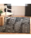 Safavieh Adirondack Brindlebrook Power Loomed Rug Black / S In Black