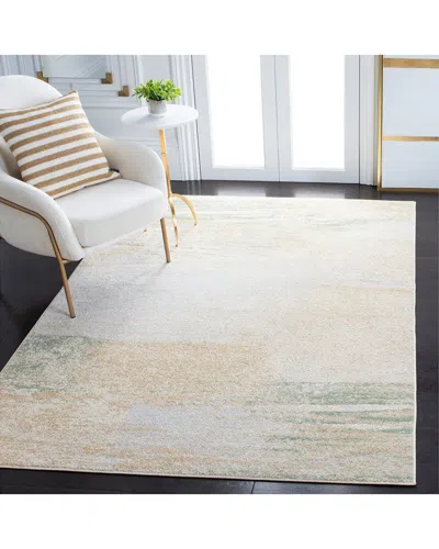 Safavieh Adirondack Claybourne Power Loomed Rug Ivory / Gol In Neutral