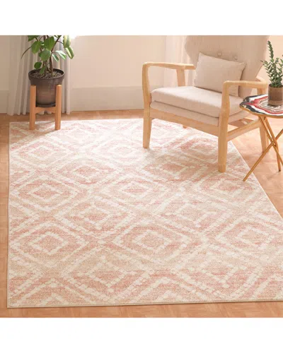 Safavieh Adirondack Crystara Power Loomed Rug Rose / Gold In Neutral