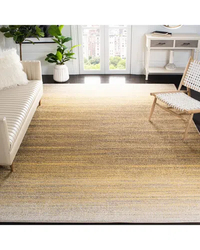 Safavieh Adirondack Dawnglow Power Loomed Rug Gold / Ivory In Neutral