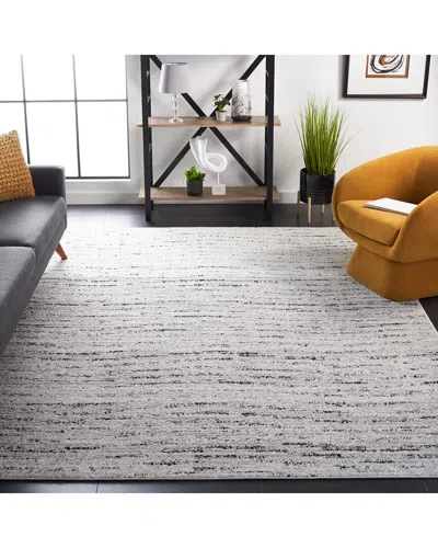 Safavieh Adirondack Driftlin Power Loomed Rug Ivory / Silve In Gray