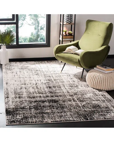 Safavieh Adirondack Echre Power Loomed Rug Silver / Black In Gray