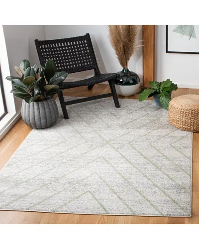 Safavieh Adirondack Emeri Power Loomed Rug Grey / Green In Gray