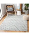 Safavieh Adirondack Evanne Power Loomed Rug Light Grey / Li In White