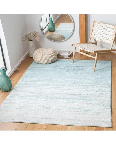 Safavieh Adirondack Fogwyn Power Loomed Rug Aqua / Ivory In Blue