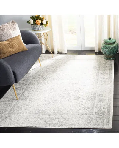 Safavieh Adirondack Glimmerwood Power Loomed Rug Ivory / Si In White