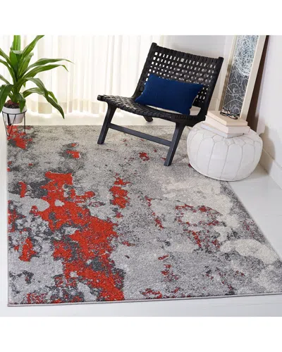 Safavieh Adirondack Glimora Power Loomed Rug Orange / Grey In Gray
