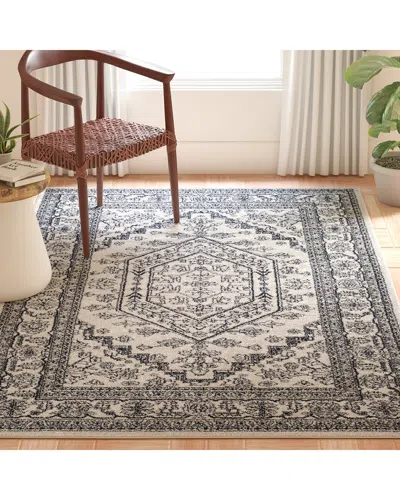Safavieh Adirondack Glintwater Power Loomed Rug Ivory / Nav In Gray