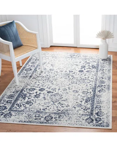 Safavieh Adirondack Gravellin Power Loomed Rug Ivory / Navy In Blue