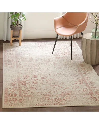 Safavieh Adirondack Groveland Power Loomed Rug Ivory / Rose In Neutral