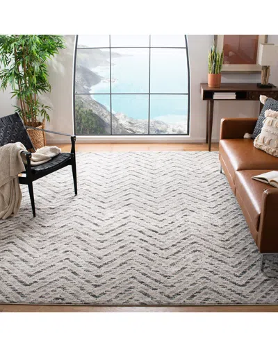 Safavieh Adirondack Hemlock Power Loomed Rug Ivory / Charco In Gray