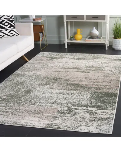 Safavieh Adirondack Ivengreen Power Loomed Rug Ivory / Dark In Gray