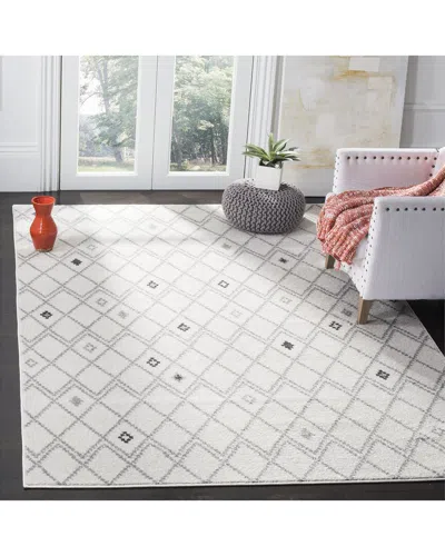 Safavieh Adirondack Lattistar Power Loomed Rug Ivory / Grey