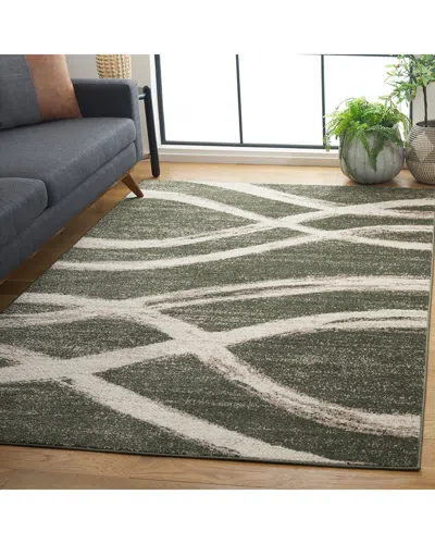 Safavieh Adirondack Linetta Power Loomed Rug Dark Green / I In Gray