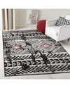 Safavieh Adirondack Lodren Power Loomed Rug Black / Light G In Black
