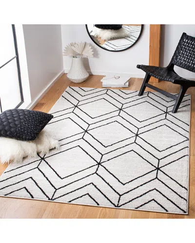 Safavieh Adirondack Lunor Power Loomed Rug Ivory / Black
