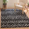 Safavieh Adirondack Machine Made Area Rug, Black / Ivory Contemporary Style Easy Care In Black
