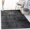 Safavieh Adirondack Machine Made Area Rug, Black / Ivory Contemporary Style Easy Care In Black