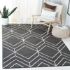 Safavieh Adirondack Machine Made Area Rug, Brown / Ivory Contemporary Style Easy Care In Gray