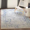 Safavieh Adirondack Machine Made Area Rug, Ivory / Light Blue Traditional Style Easy Care In Blue