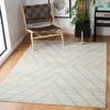 Safavieh Adirondack Machine Made Area Rug, Ivory / Sage Contemporary Style Easy Care In Neutral