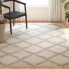 Safavieh Adirondack Machine Made Area Rug, Ivory / Silver Contemporary Style Easy Care In Neutral