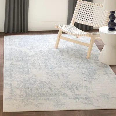 Safavieh Adirondack Machine Made Area Rug, Ivory / Slate Traditional Style Easy Care In Neutral