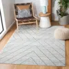 Safavieh Adirondack Machine Made Area Rug, Light Grey / Light Blue Contemporary Style Easy Care In Gray