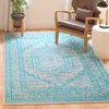 Safavieh Adirondack Machine Made Area Rug, Light Grey / Teal Traditional Style Easy Care In Blue