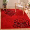 Safavieh Adirondack Machine Made Area Rug, Red / Black Transitional Style Easy Care In Red