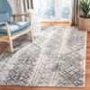 Safavieh Adirondack Machine Made Area Rug, Silver / Black Traditional Style Easy Care In Gray