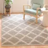Safavieh Adirondack Machine Made Area Rug, Silver / Ivory Contemporary Style Easy Care In Gray