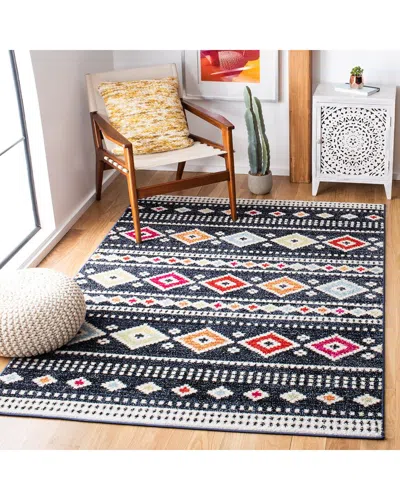 Safavieh Adirondack Mirelle Power Loomed Rug Black / Ivory In Multi