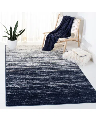 Safavieh Adirondack Mistwell Power Loomed Rug Navy / Ivory In Blue