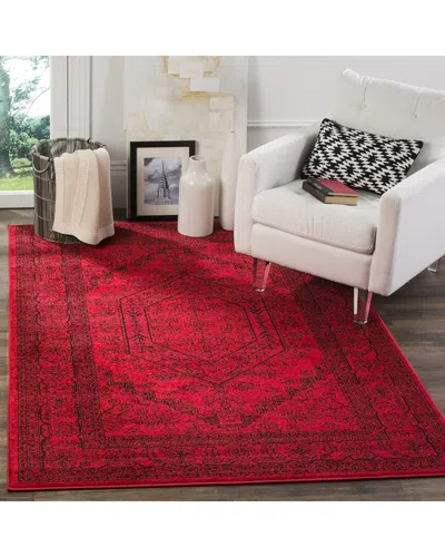 Safavieh Adirondack Mistwood Power Loomed Rug Red / Black