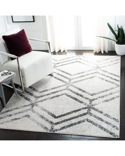 Safavieh Adirondack Norven Power Loomed Rug Ivory / Grey In White