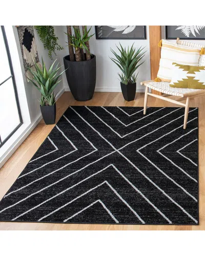 Safavieh Adirondack Ranya Power Loomed Rug Black / Light Gr