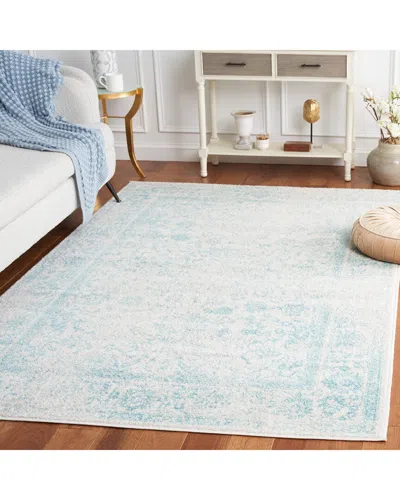 Safavieh Adirondack Rockfall Power Loomed Rug Ivory / Light In Blue