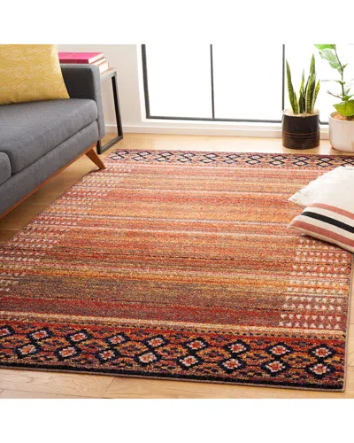 Safavieh Adirondack Ruvory Power Loomed Rug Rust / Ivory Na In Red